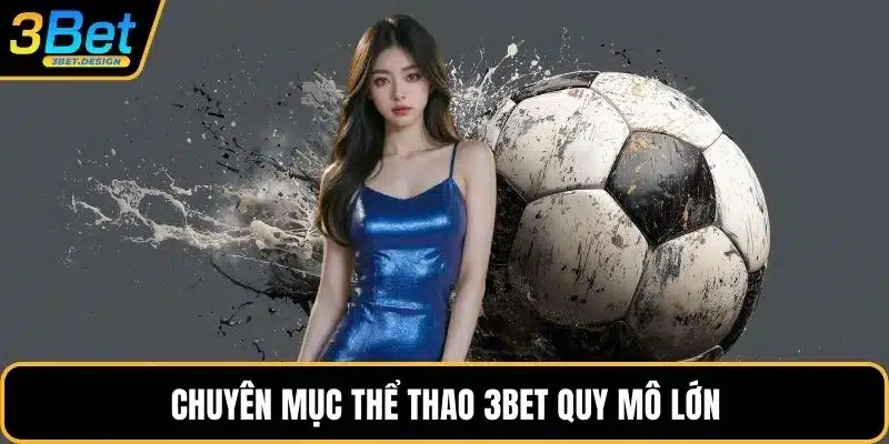 Chuyên mục thể thao 3BET quy mô lớn